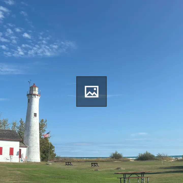 Lighthouse at Sturgeon Point, Michigan