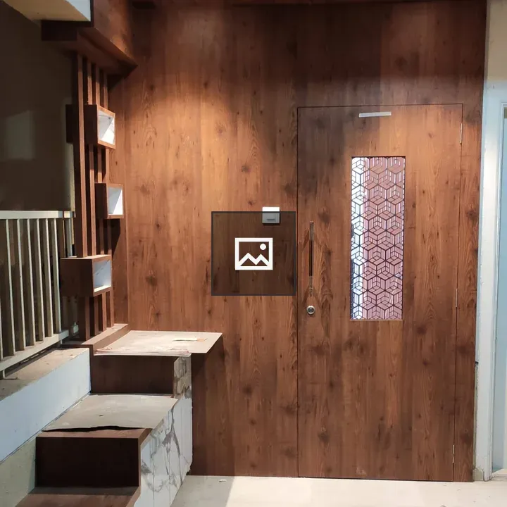Front Door Design with Shoe Rack