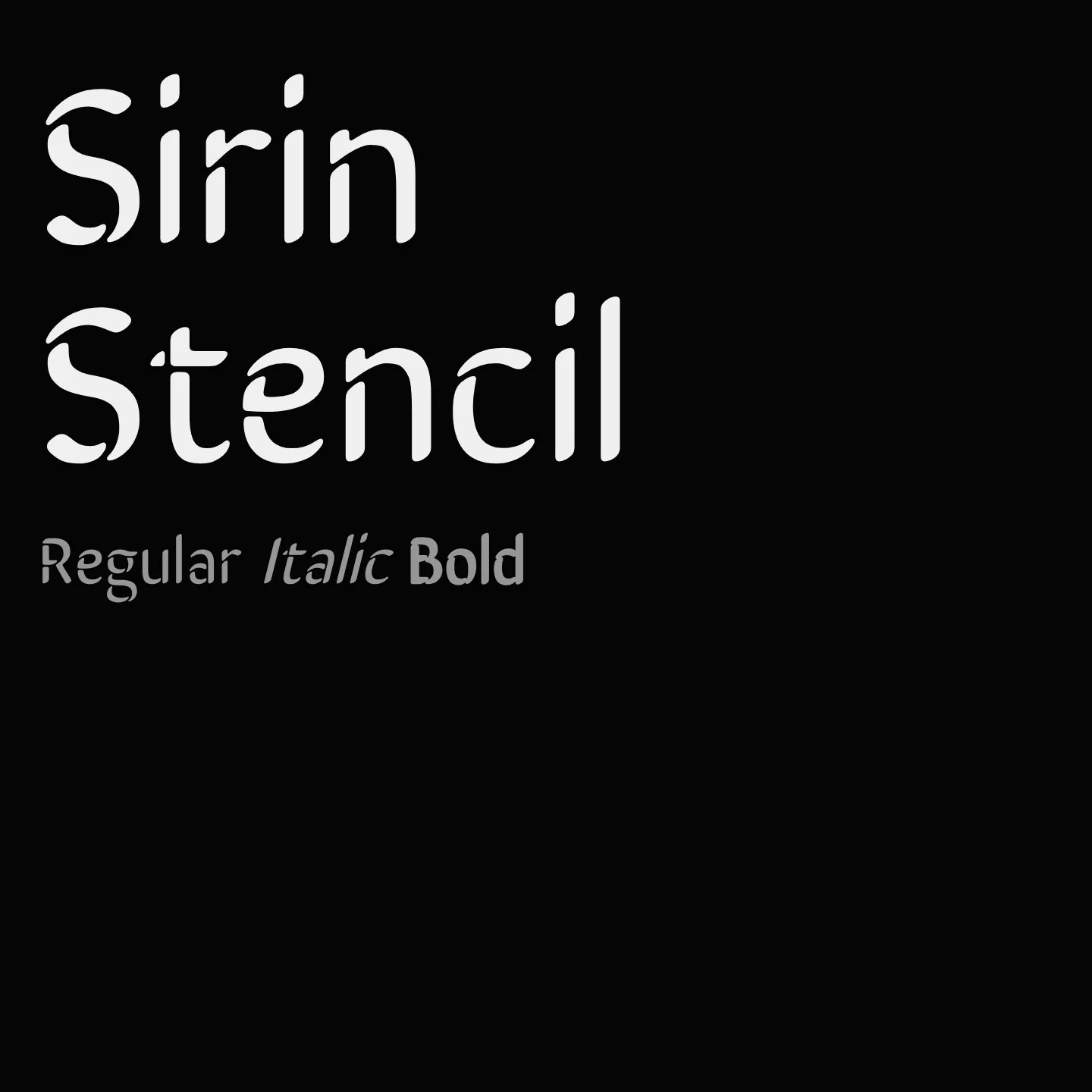 Sirin Stencil