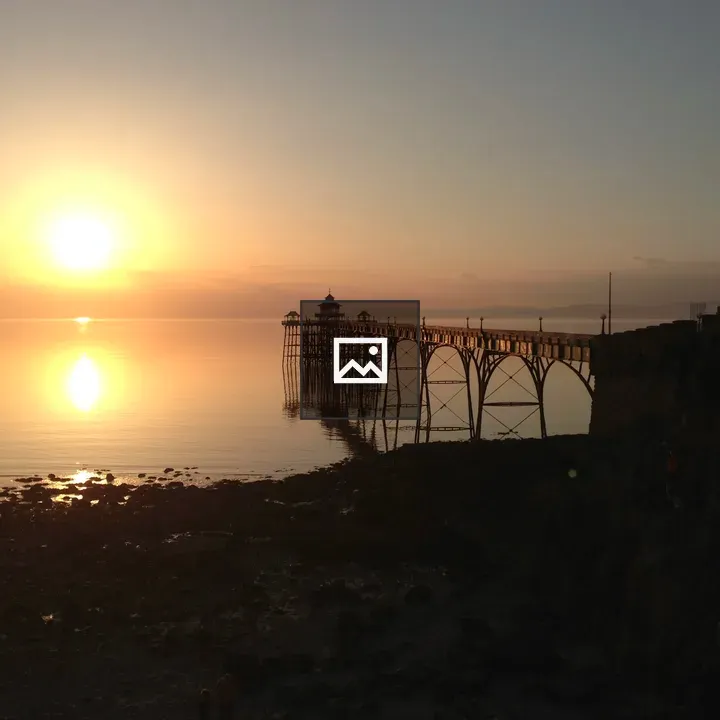 Clevedon Pier at Sunset