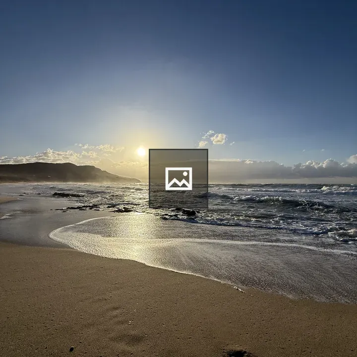 Serene Sardinia Sunset Beach