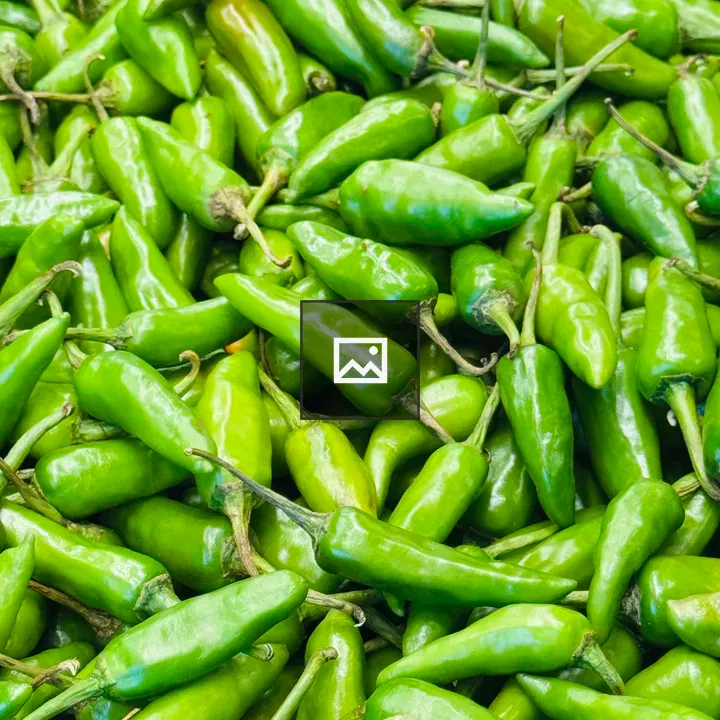 Green Chili Pepper Cluster