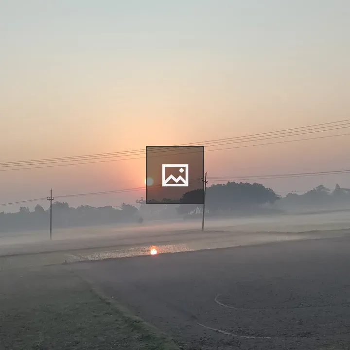 Winter village in Bangladesh