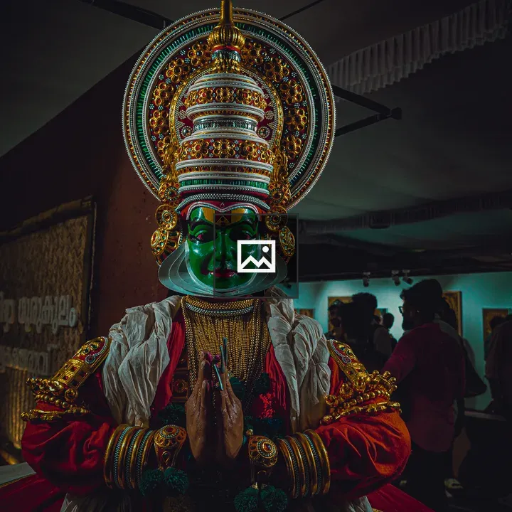 Kathakali Performance Scene