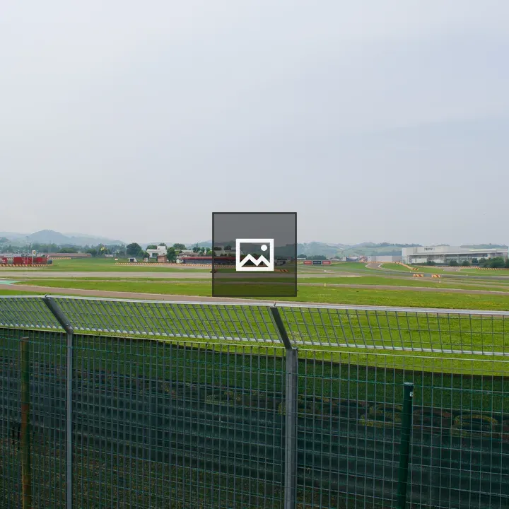 Racetrack View Over Green Landscape