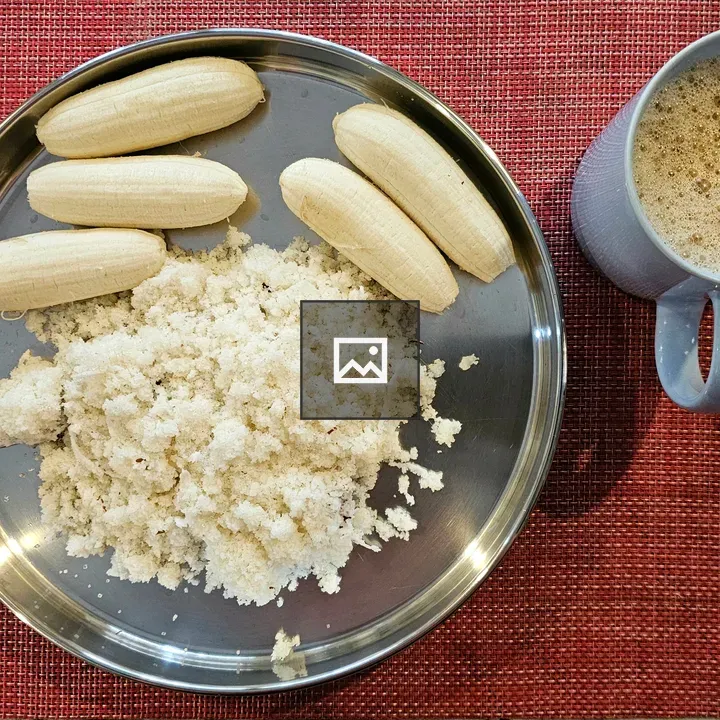Puttu and Pazham Breakfast