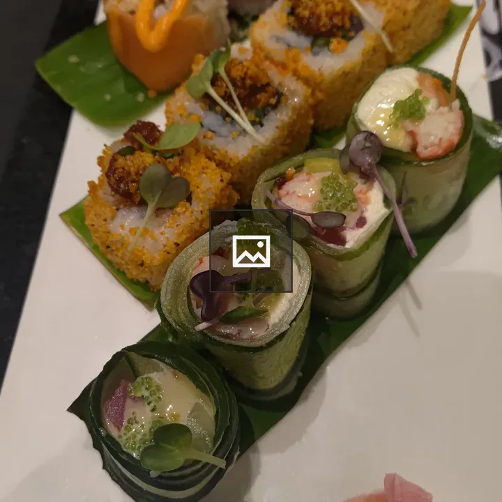 Assorted sushi platter