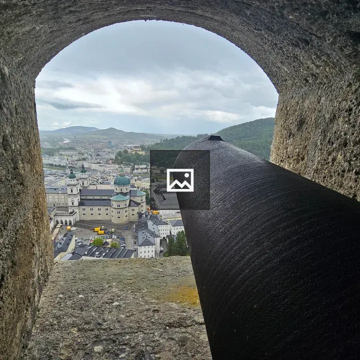 Fortress Hohensalzburg Arch View