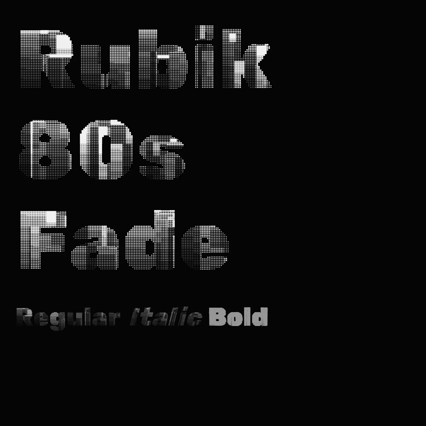 Rubik 80s Fade