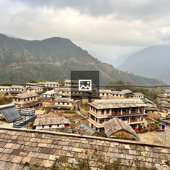 Traditional village houses in Ghandruk