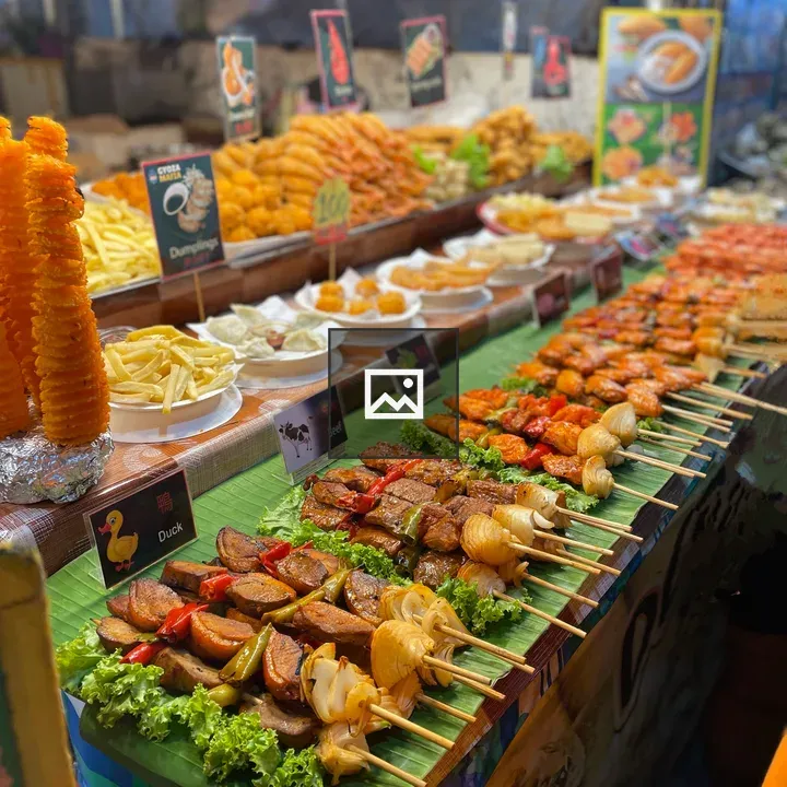 Food for sale in market