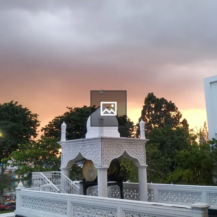 Bedug in Front of Mosque Jakarta