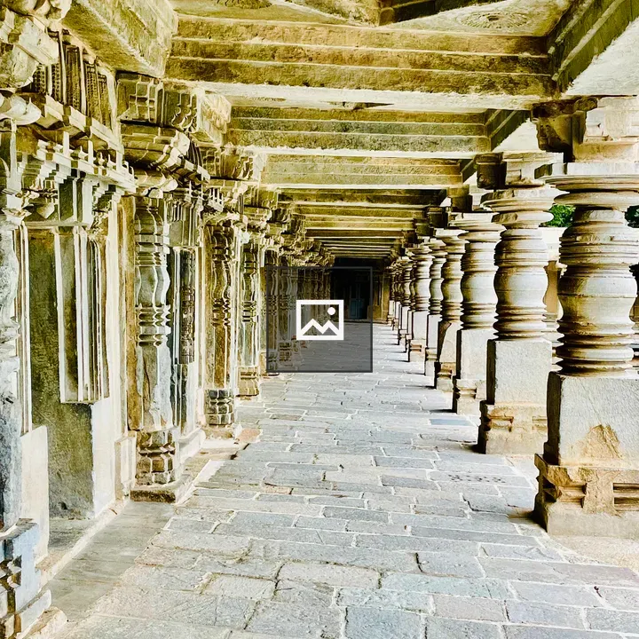 Stone pillars at Chanakesava temple