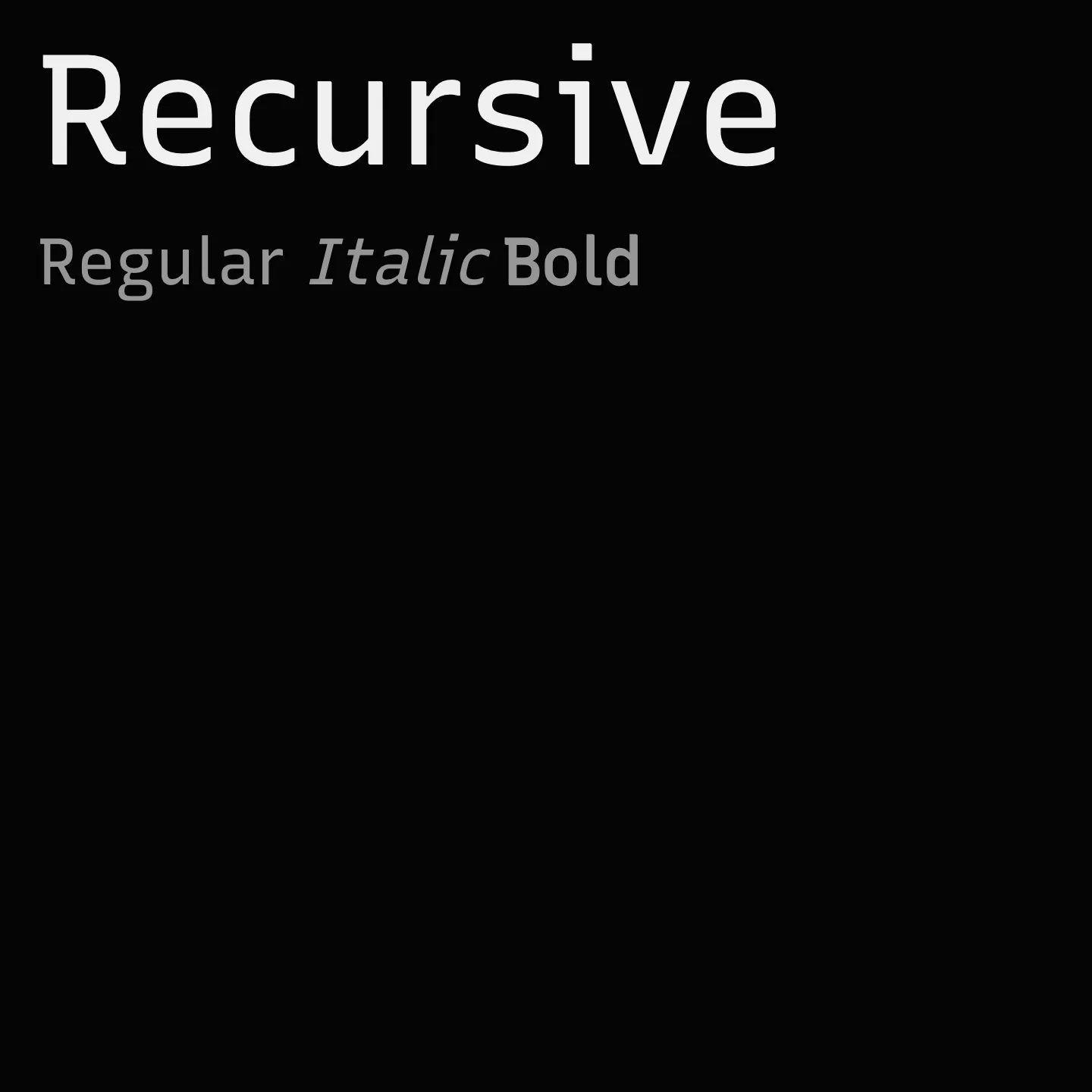 Recursive