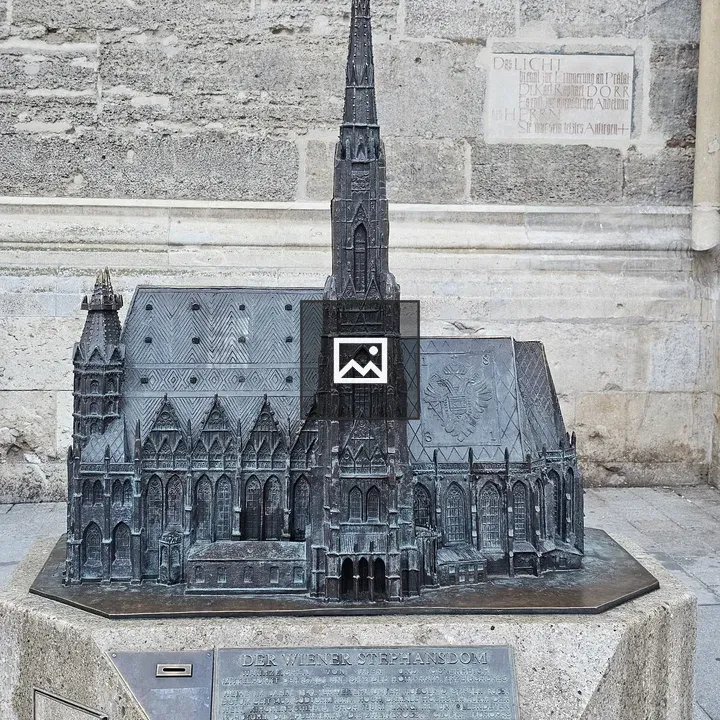Bronze Scale Model of St. Stephen's Cathedral
