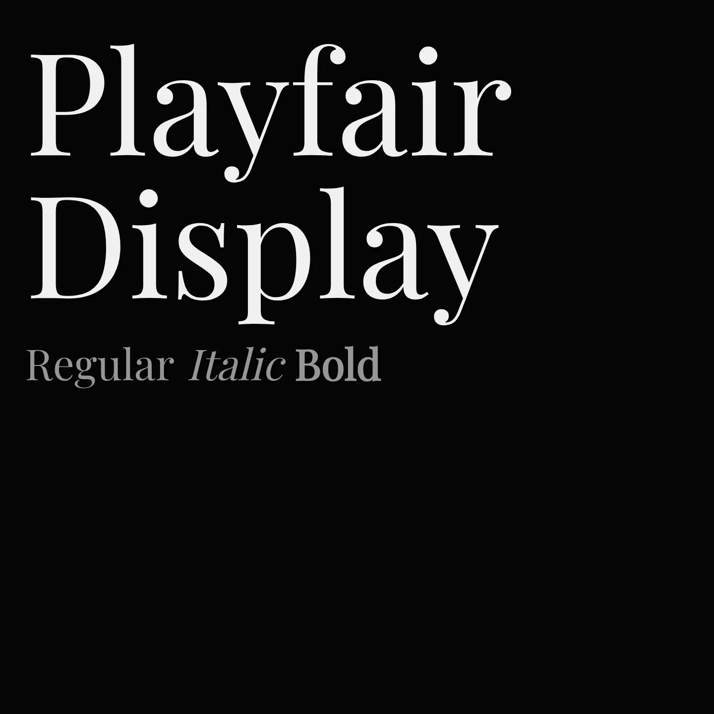 Playfair Display