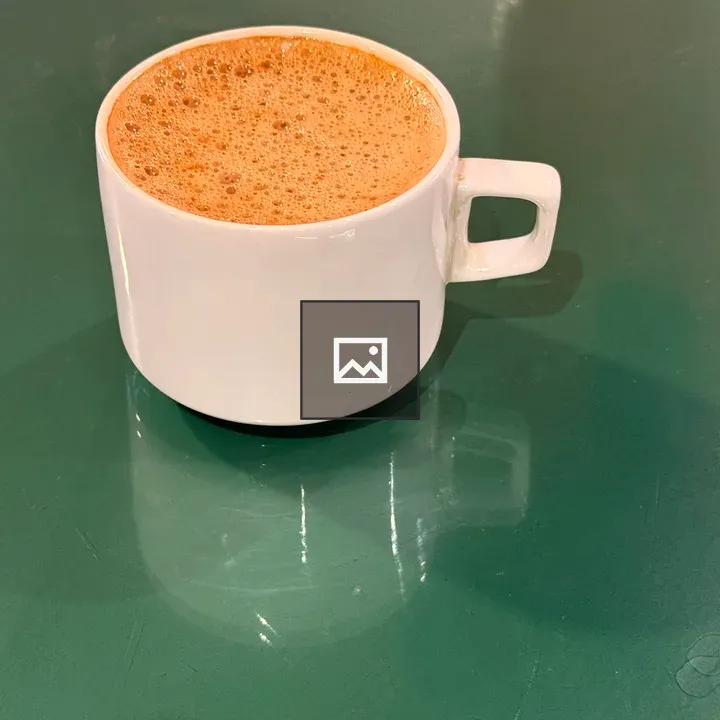 White ceramic coffee cup