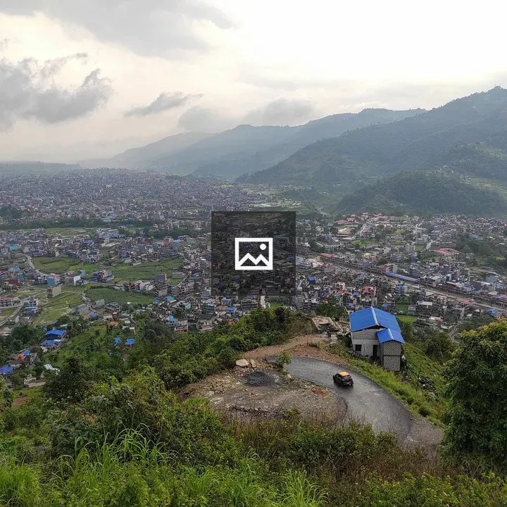 View From Mountain Top, Pokhara