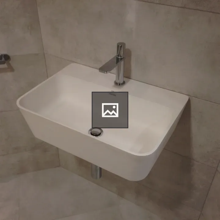 Bathroom sink in interior