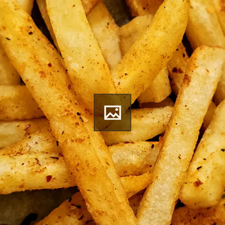 Golden French Fries Close-up
