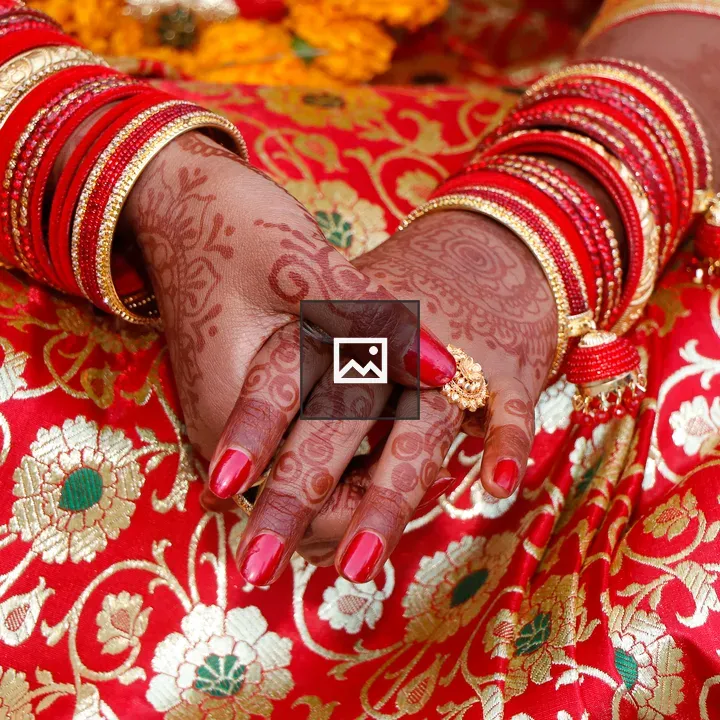 Mehendi on Bride's Hand