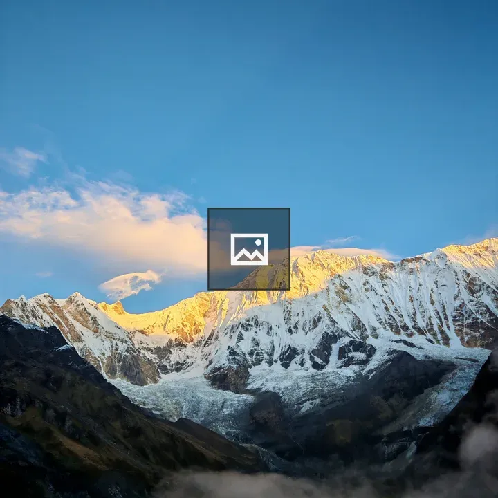 Mount Annapurna Sunrise View