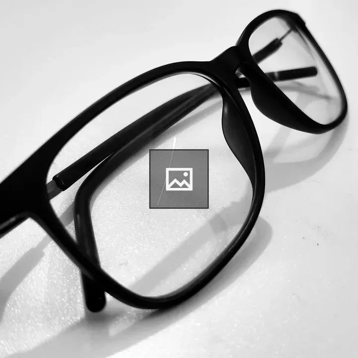 Eyeglasses on white table