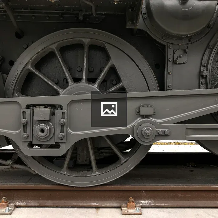 Wheel of a Crocodile locomotive