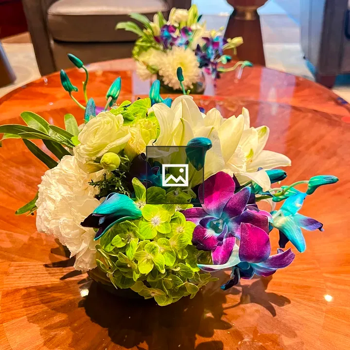 Floral Arrangement with Orchids