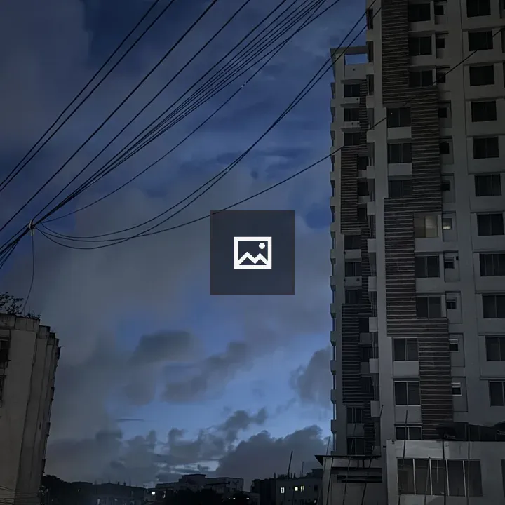 Dusky Cityscape with Apartments