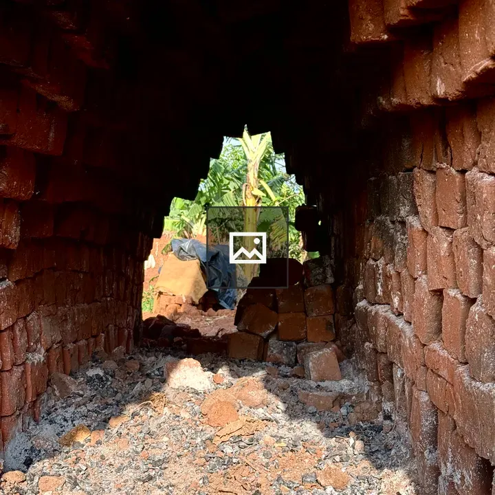 Brick Archway with Garden View