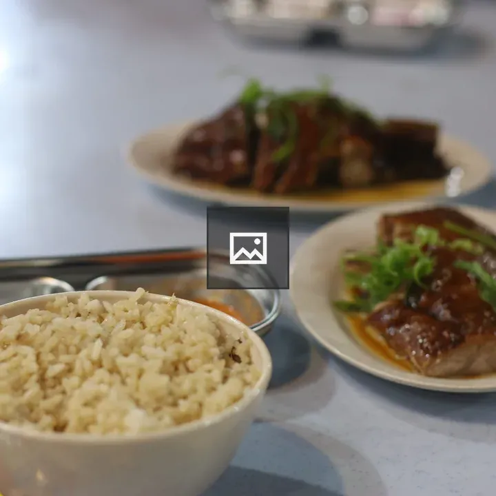 Rice in White Bowl
