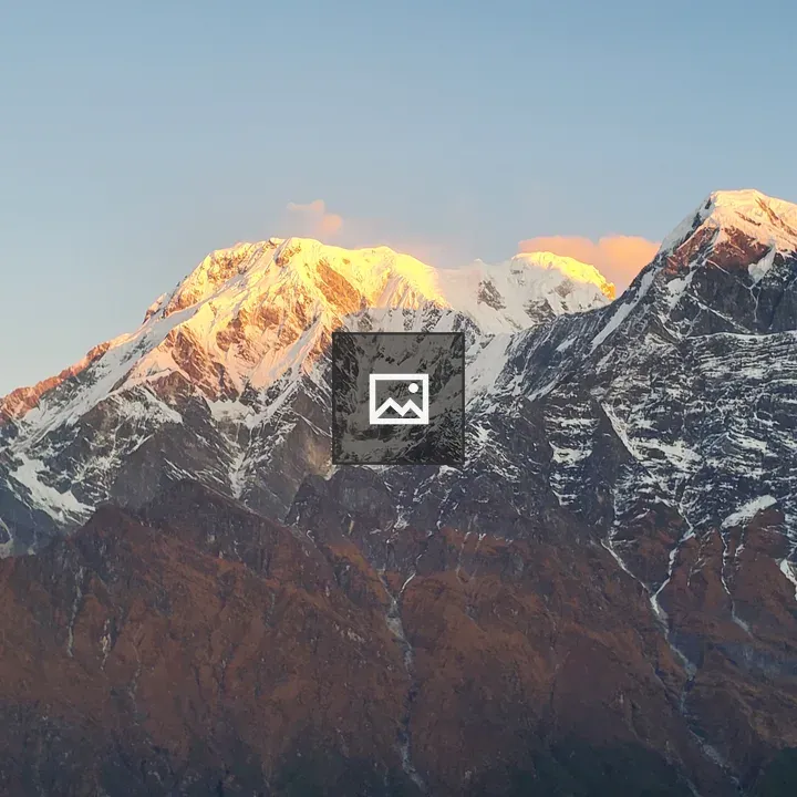 Mountain range at sunrise