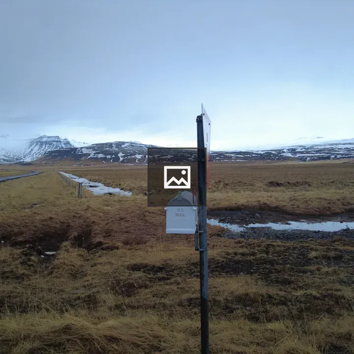 Mailbox on Rural Iceland Road