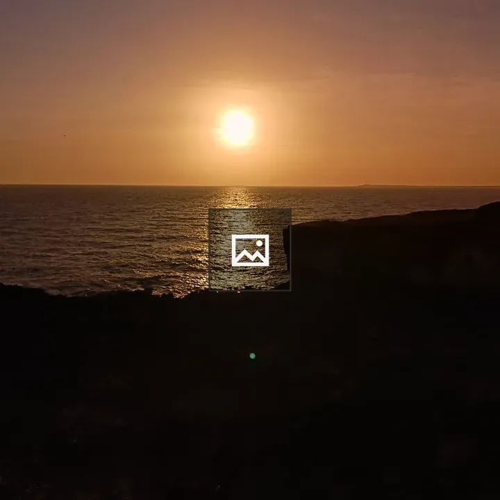 Golden Sunset Over Ocean