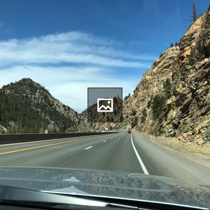 Rocky Mountain streetview in Colorado