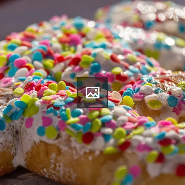 Neon Sprinkles Pretzel