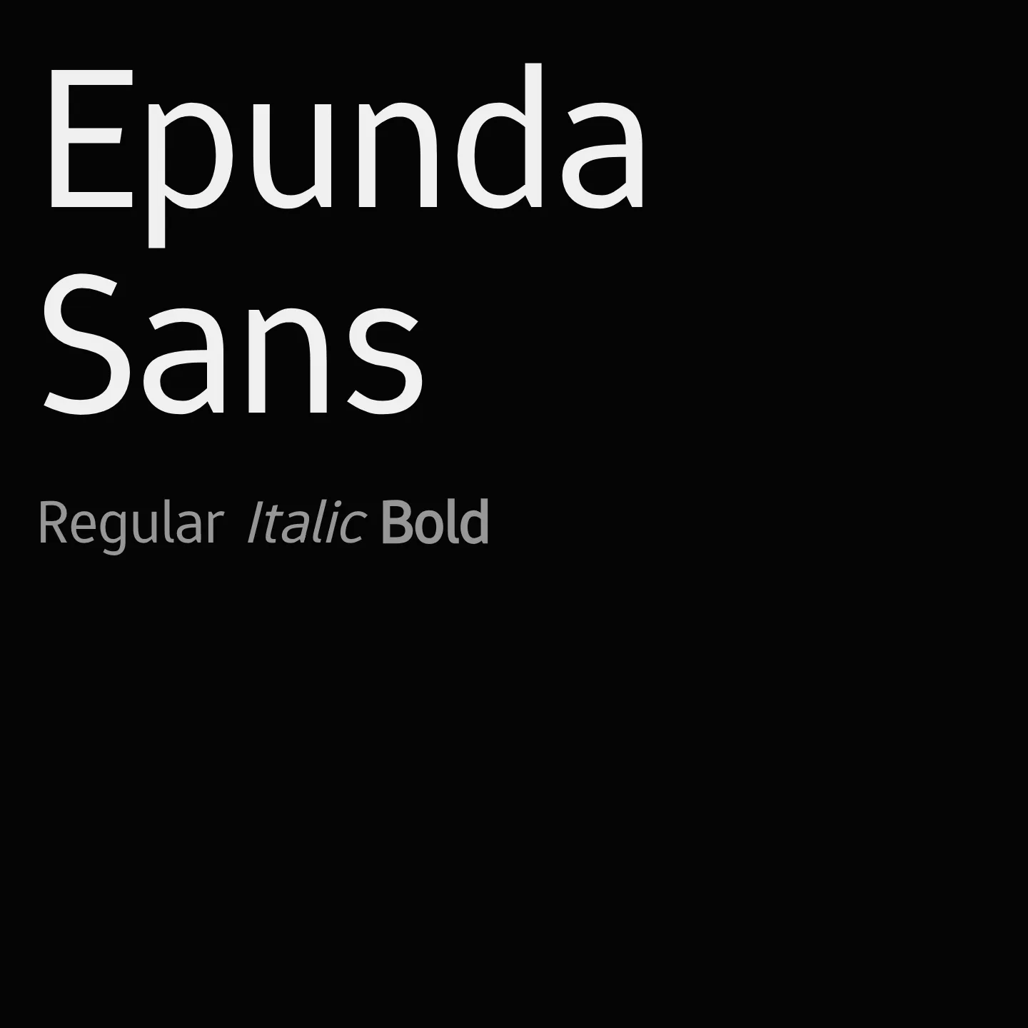 Epunda Sans
