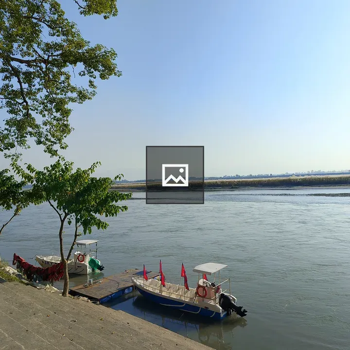 Boats Docked by Concrete Platform