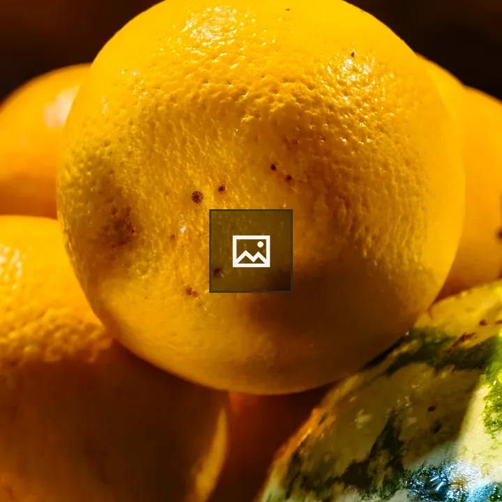 Oranges and Green Watermelon Close-up