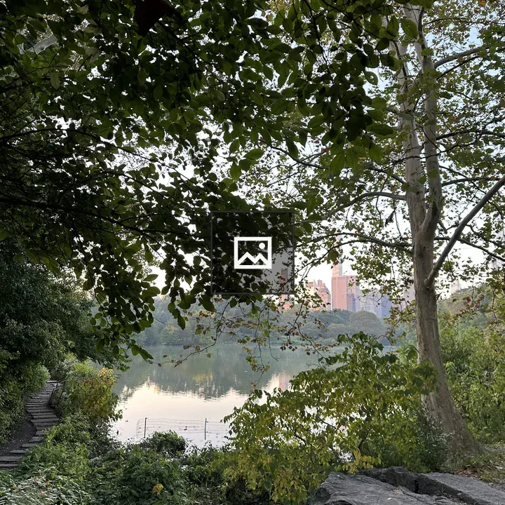 Central Park Lake landscape