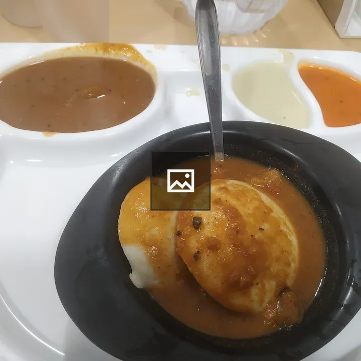 Idli and sambar dishware
