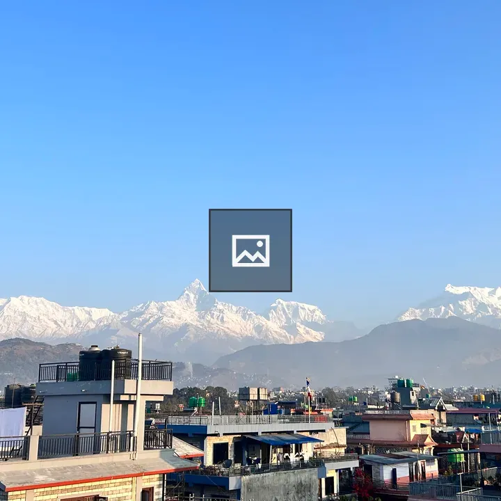 Annapurna Range View from Pokhara