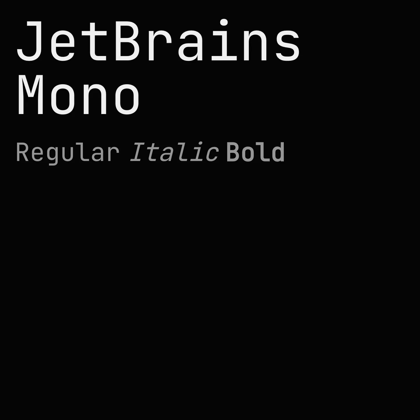 JetBrains Mono