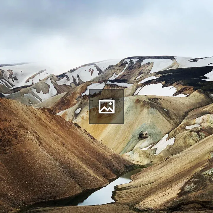 Hills of Landmannalaugar landscape