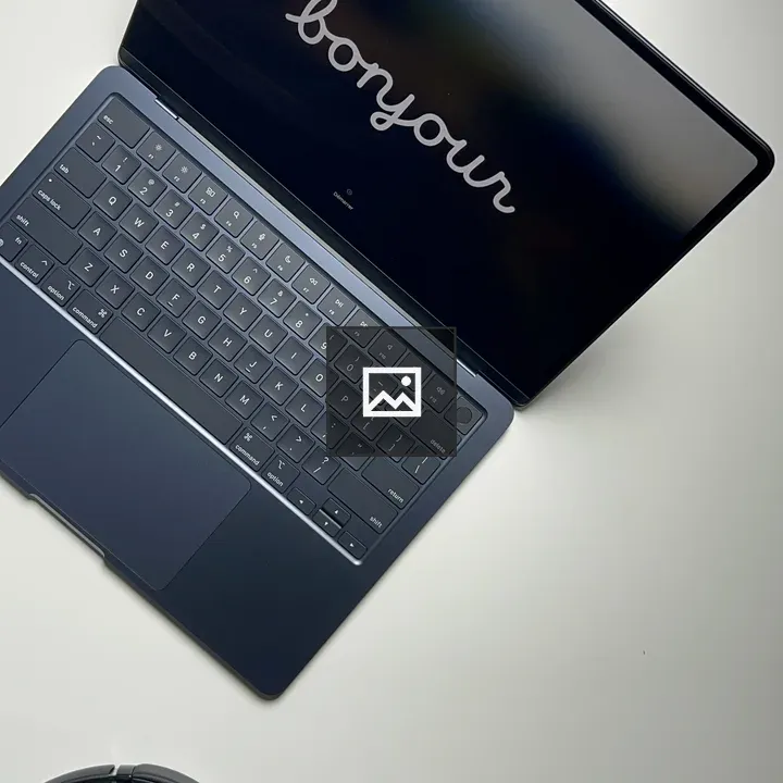 MacBook Air M3 with accessories