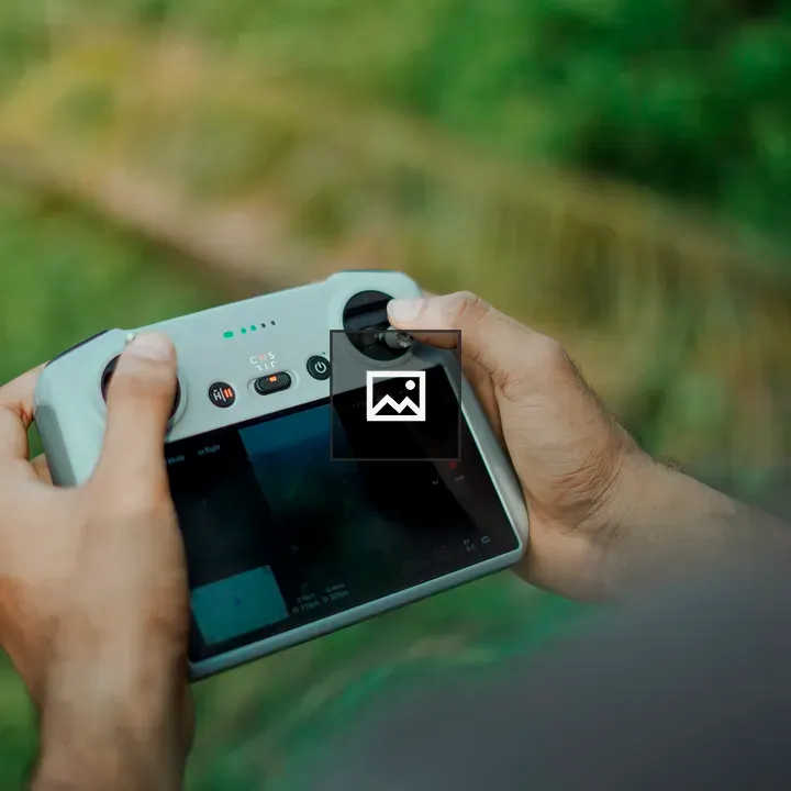 Hand-held drone remote control