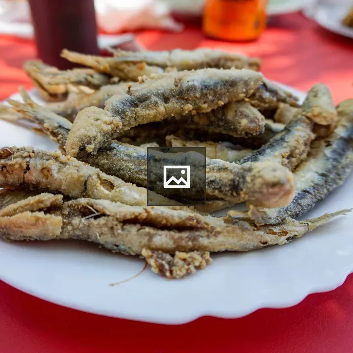 Plate of Fried Fish