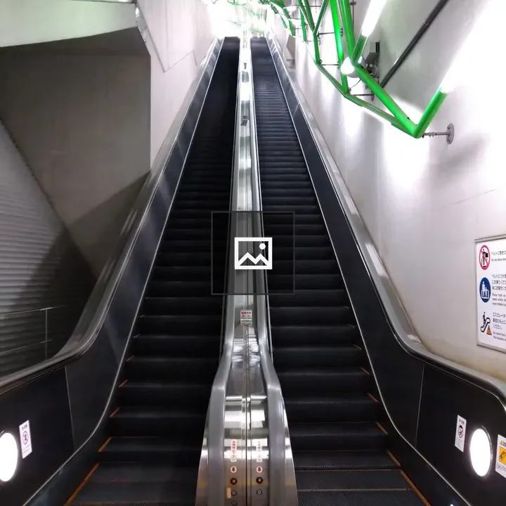Escalators at subway stations