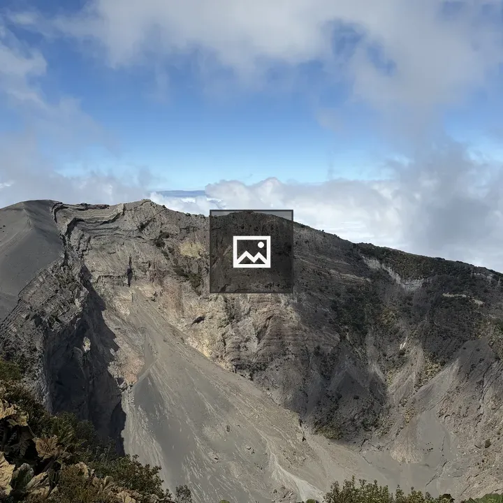 Volcanic Landscape with Slopes